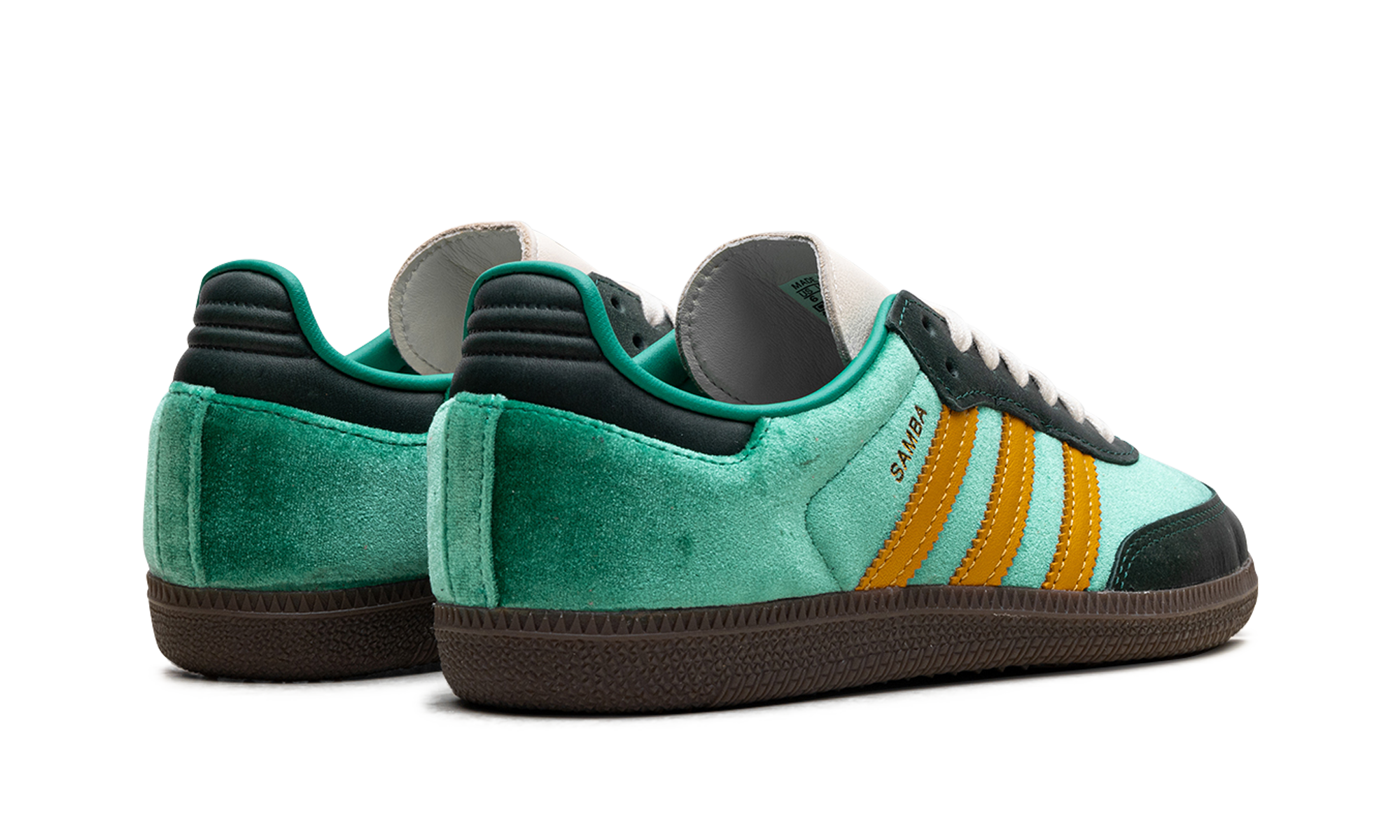 Adidas Samba OG Court Green Preloved Yellow
