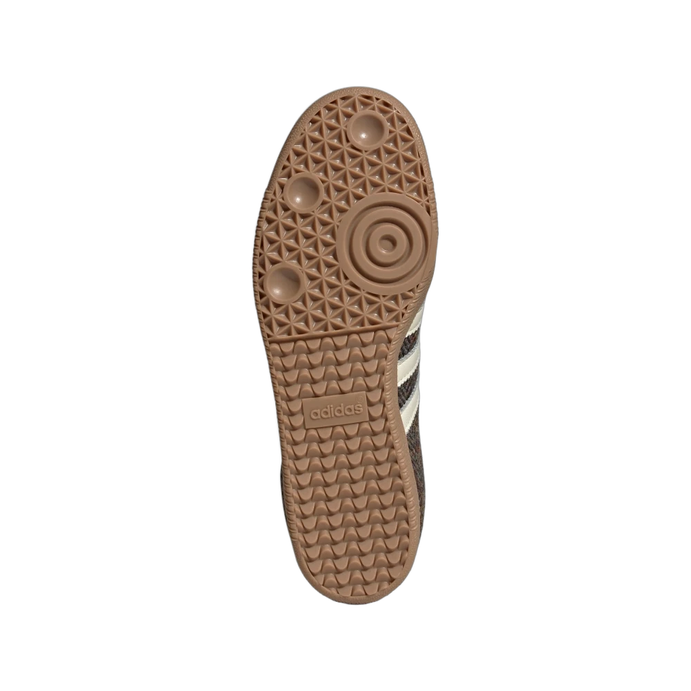 Adidas Samba OG Dark Brown Tweed, Dark Brown/Cream White/Gum (ID1450)