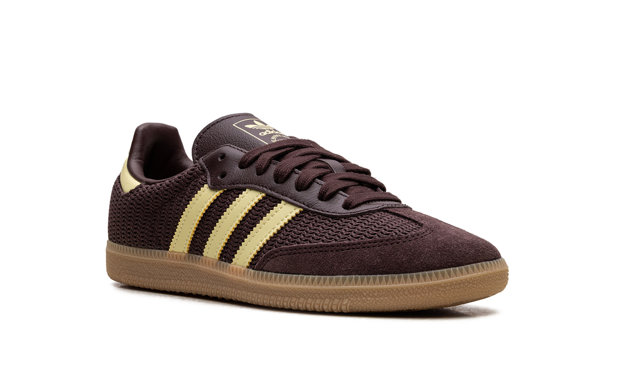 Adidas Samba OG Shadow Brown Powder Yellow