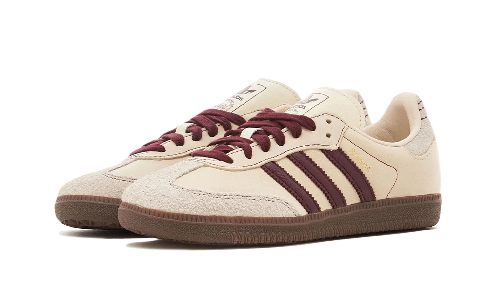 Adidas Samba OG Wonder White Maroon, Wonder White/Maroon/Putty Grey (IG1987)