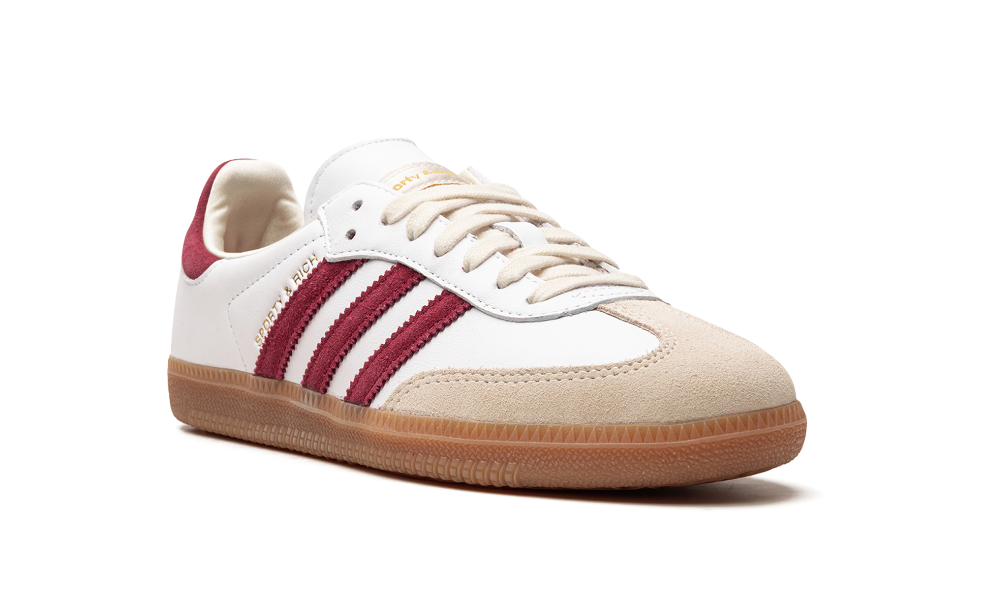 Adidas Samba Sporty & Rich White Collegiate Burgundy