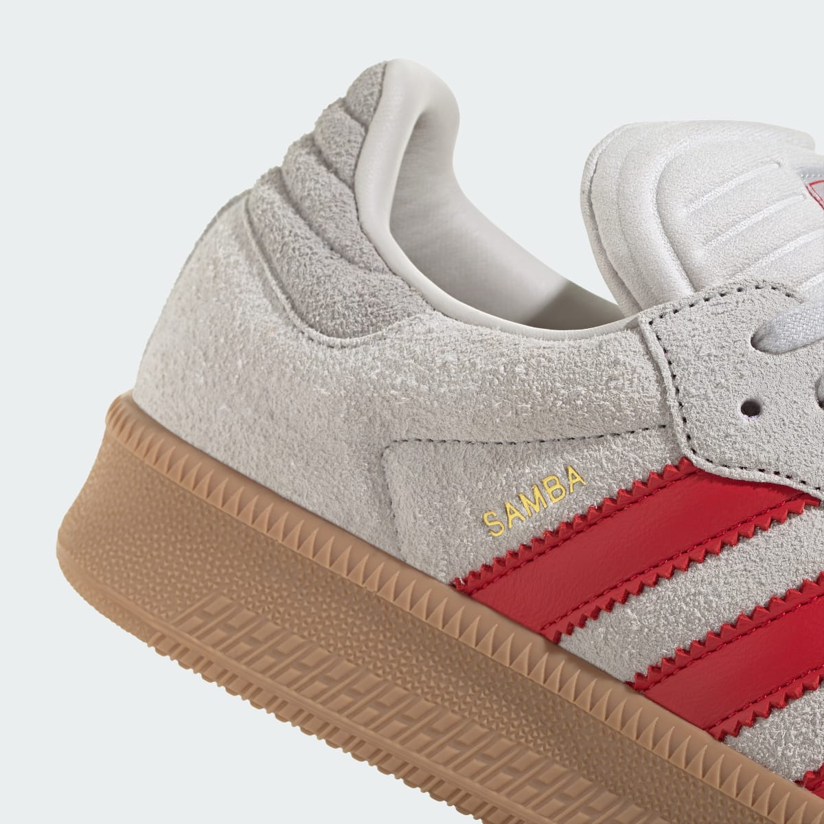 Adidas Samba XLG Grey One Better Scarlet Gum