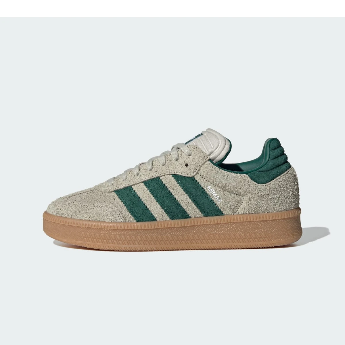 Adidas Samba XLG Putty Grey Collegiate Green, Putty Grey/Collegiate Green/Gum (JI3197)