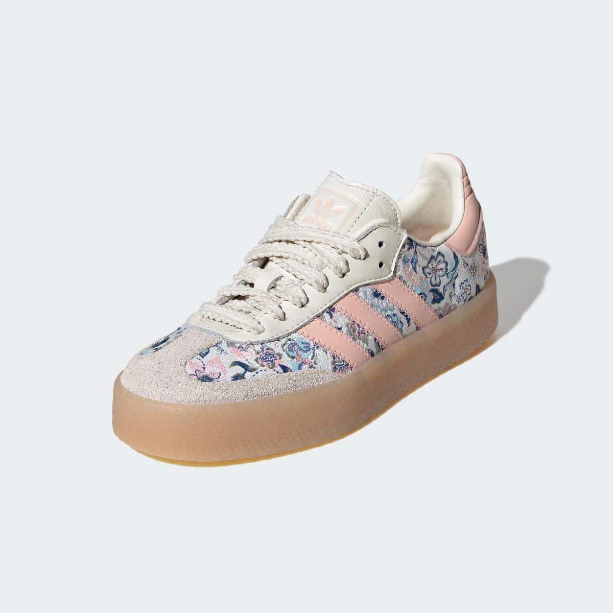 Adidas Sambae Liberty London Off White Blush Pink
