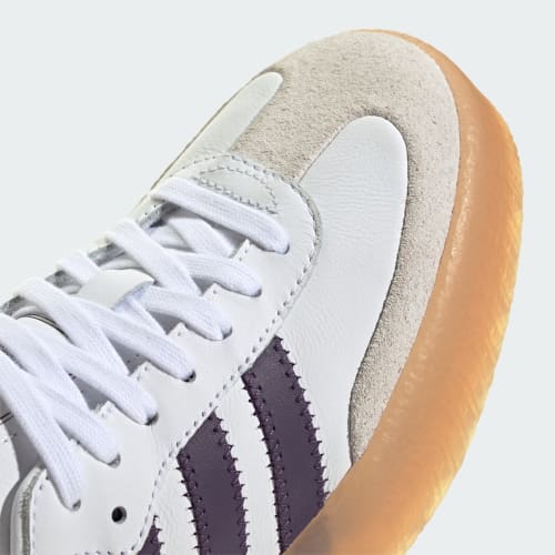 Adidas Sambae White Off White Aurora Plum