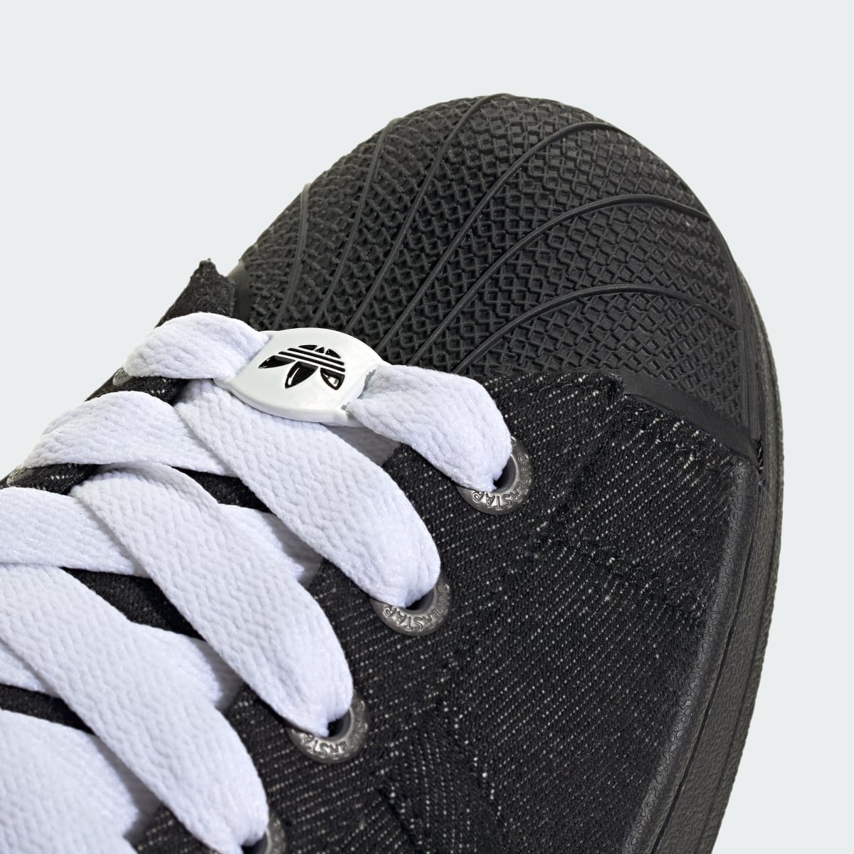 Adidas Superstar II Black Denim