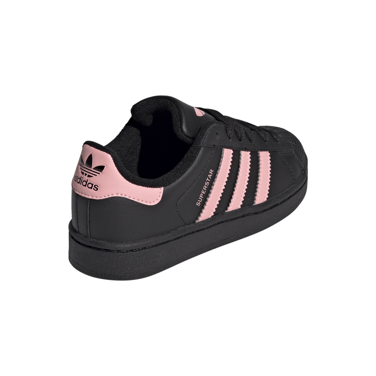 Adidas Superstar II Black Glow Pink (PS)