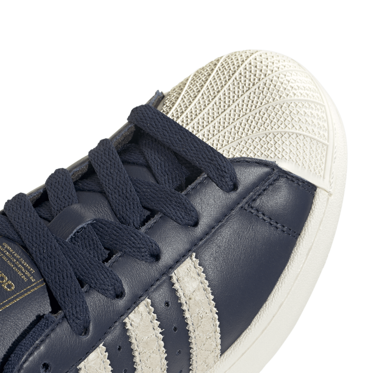Adidas Superstar II Night Indigo Off White Snakeskin