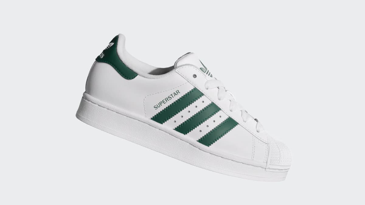 Adidas Superstar II White Collegiate Green