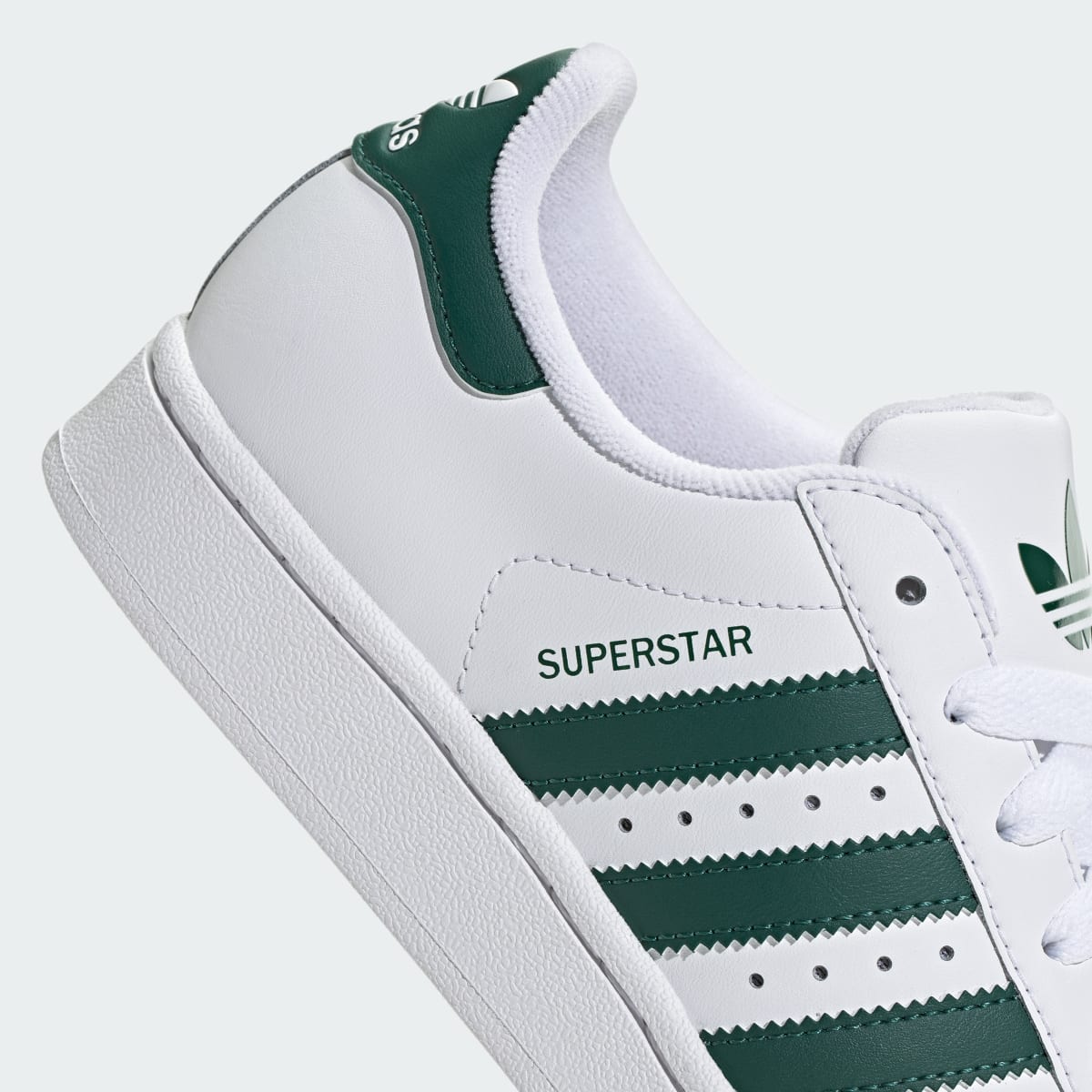Adidas Superstar II White Collegiate Green
