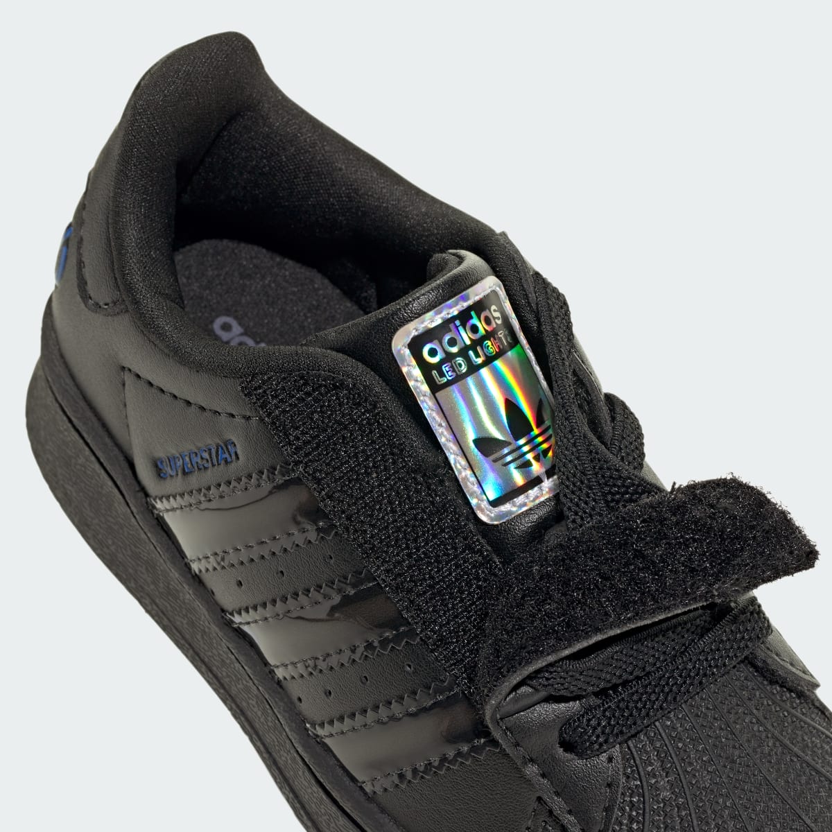 Adidas Superstar LED Lights Comfort Closure Core Black Preloved Violet (TD)