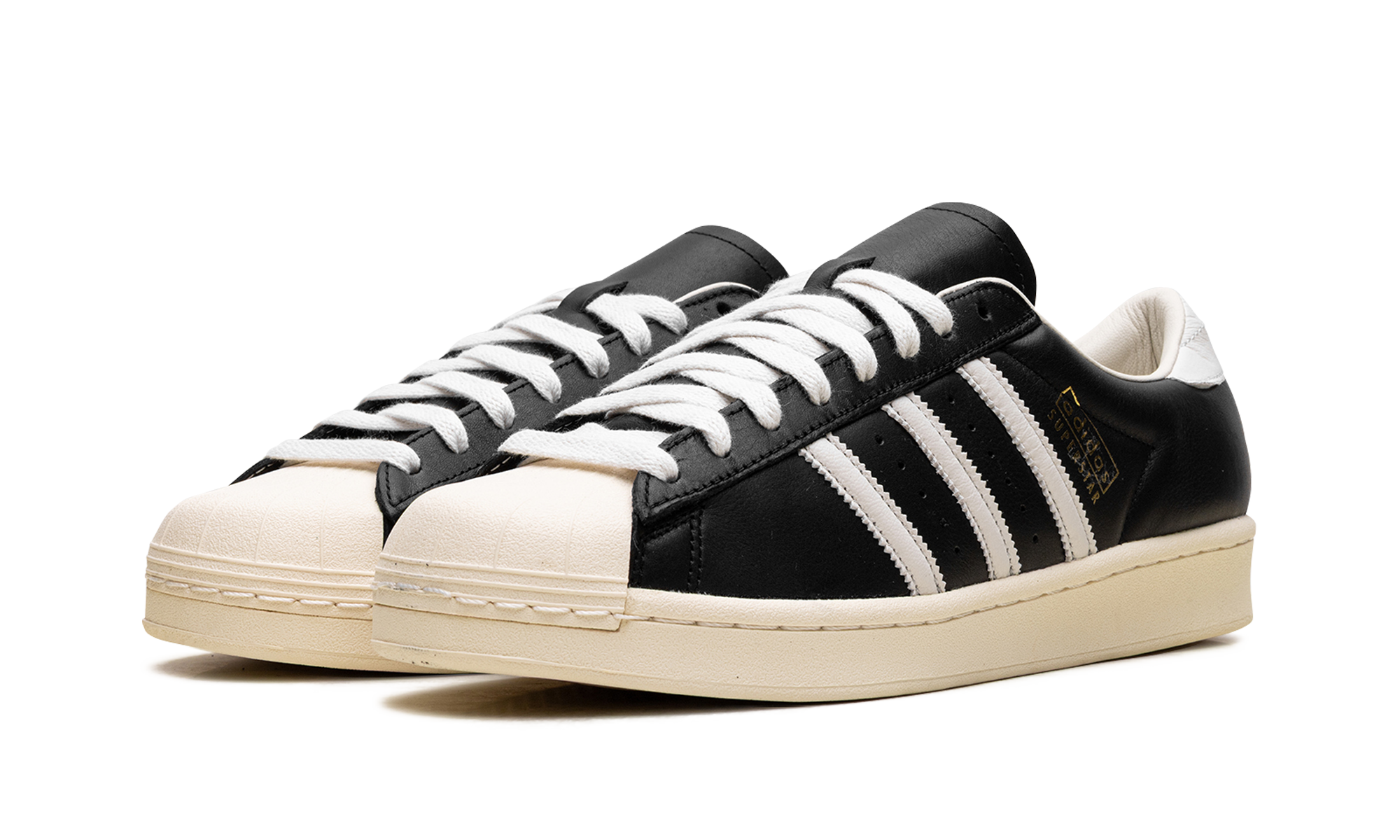 Adidas Superstar Vintage Black White Cream White