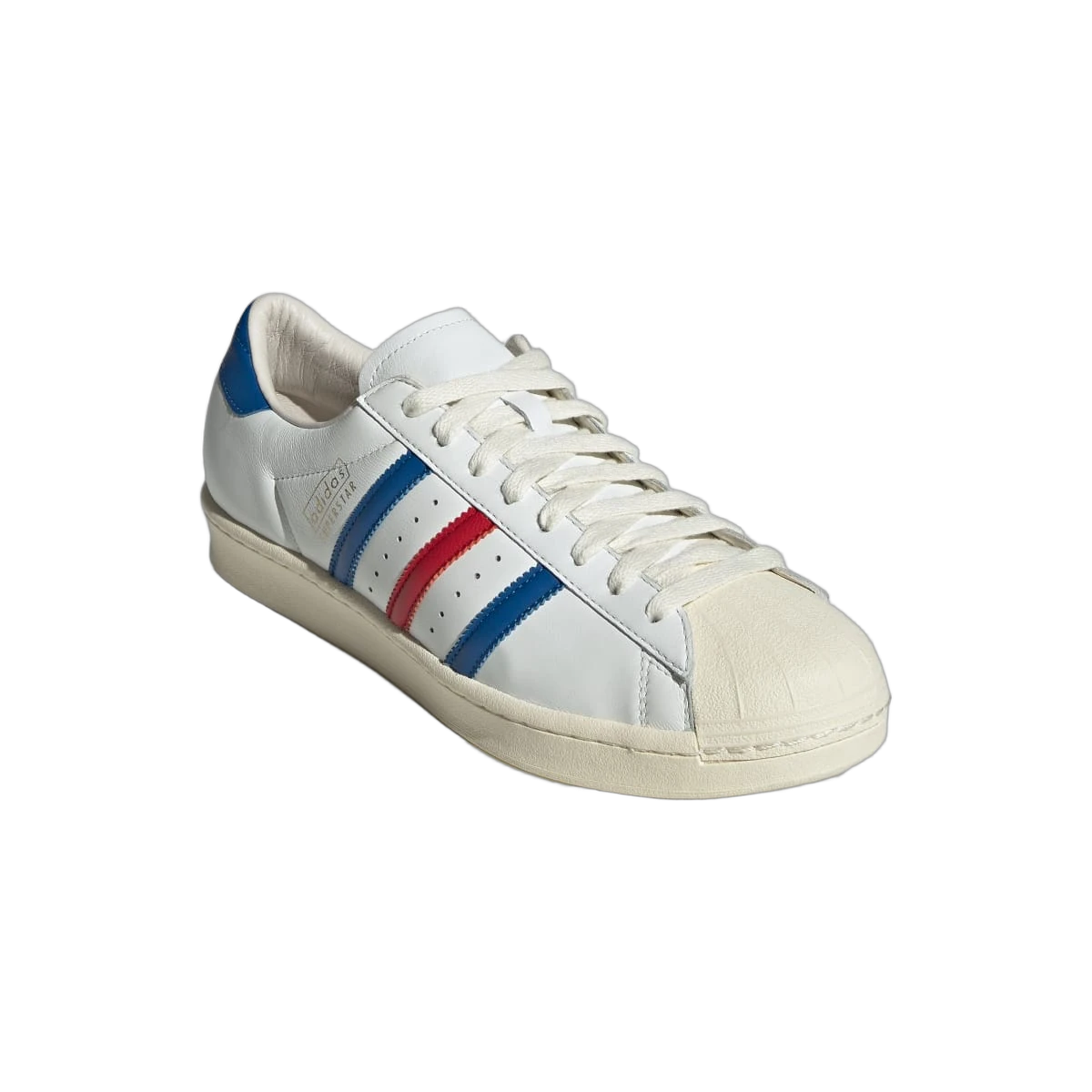Adidas Superstar Vintage White Blue Better Scarlet Made in Germany