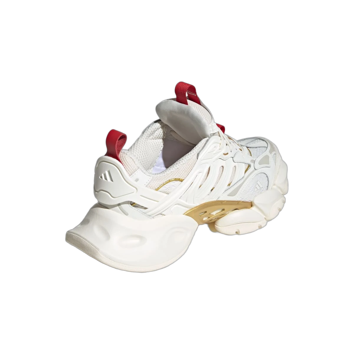 Adidas XLG Runner Deluxe Off White Gold Metallic Red