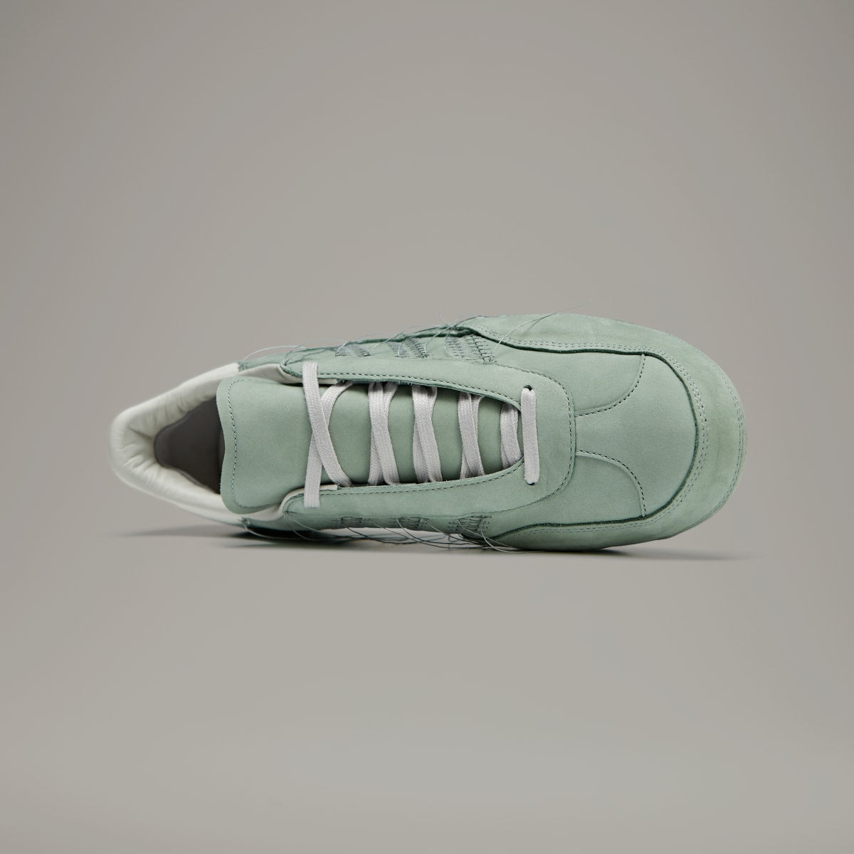 Adidas Y-3 Gazelle Silver Green Off White Light Brown
