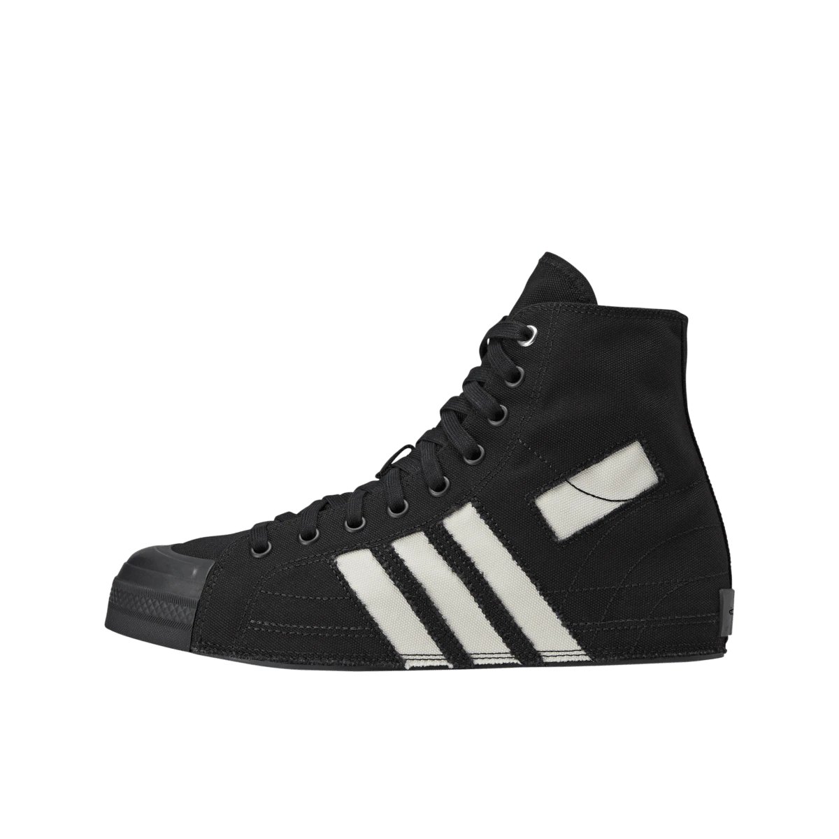 Adidas Y-3 Nizza Hi Black Off White Cut Out