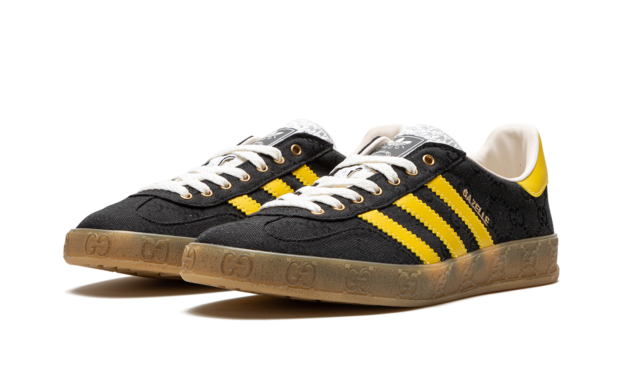 Adidas x Gucci Gazelle Black GG Monogram