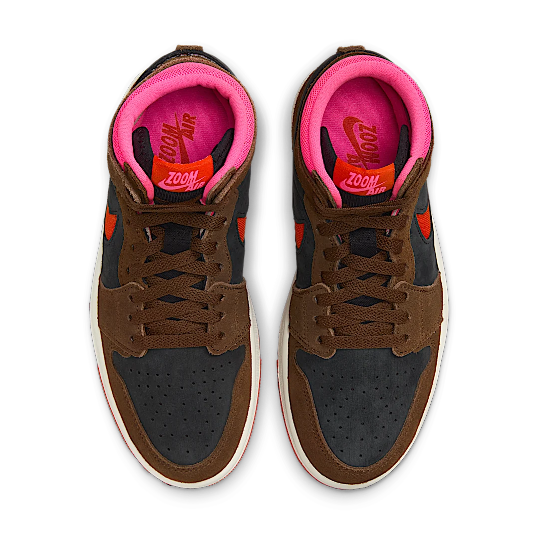 Air Jordan 1 High Zoom Air CMFT 2 Cacao Wow Picante Red, Cacao Wow/Picante Red/Black/Hyper Pink/Sail (DV1305-206)