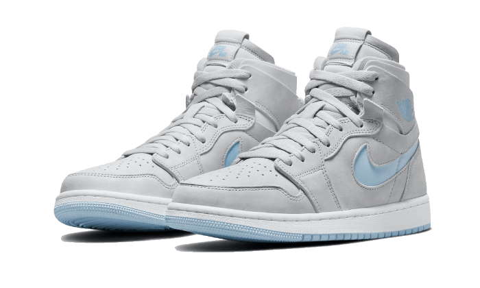 Air Jordan 1 High Zoom Air CMFT Grey Fog Celestine Blue, Grey Fog/Celestine Blue-White (CT0979-004)