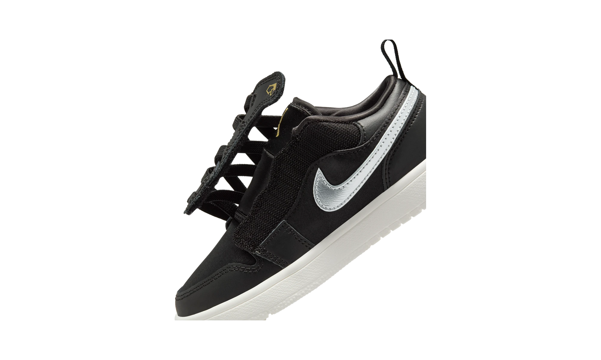 Air Jordan 1 Low Alt SE Black Silver Sail Gold (PS)