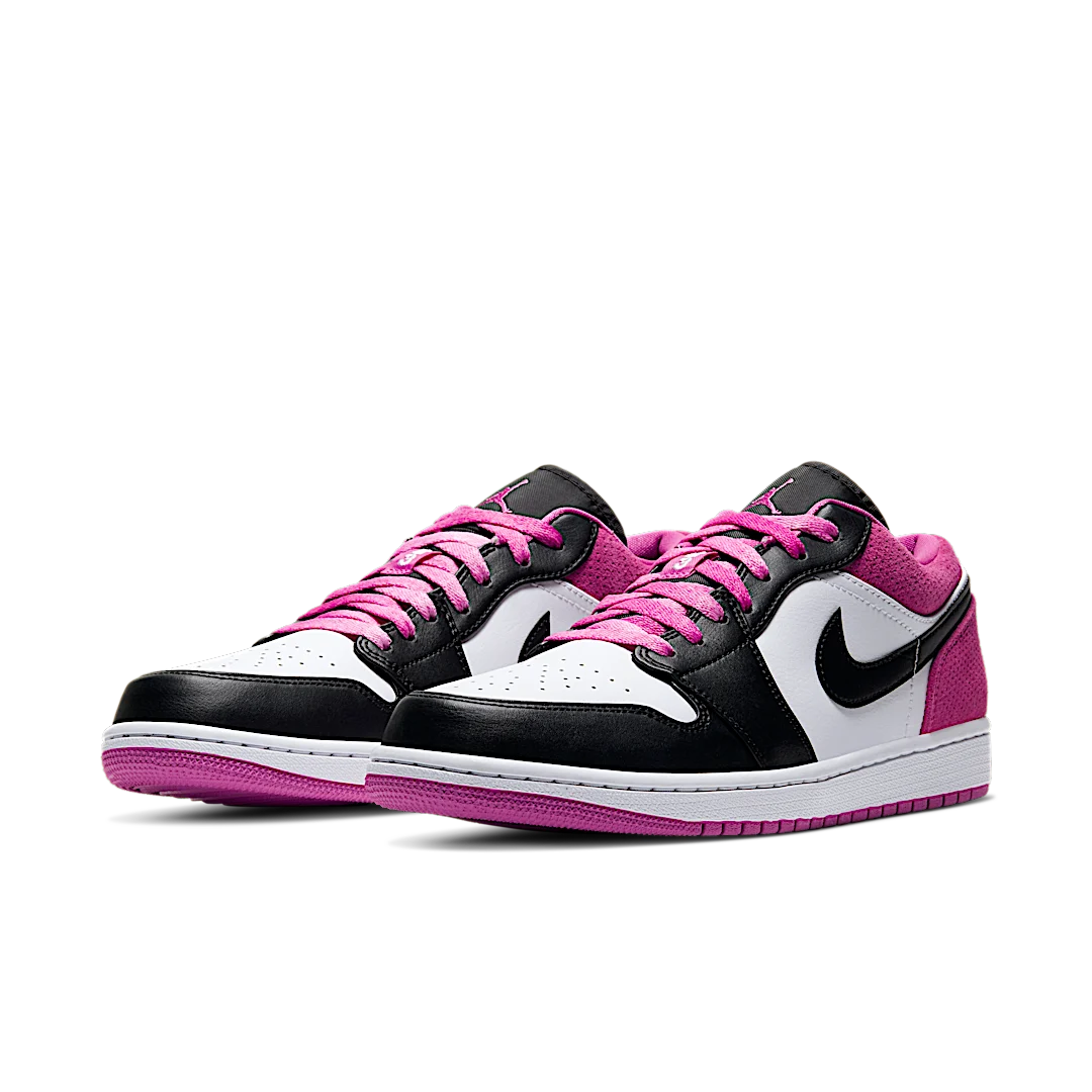 Air Jordan 1 Low Black Active Fuchsia, Black/Active Fuchsia-White-Black (CK3022-005)