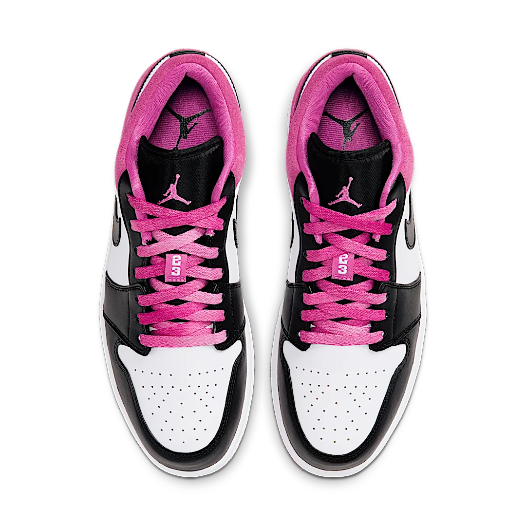 Air Jordan 1 Low Black Active Fuchsia, Black/Active Fuchsia-White-Black (CK3022-005)