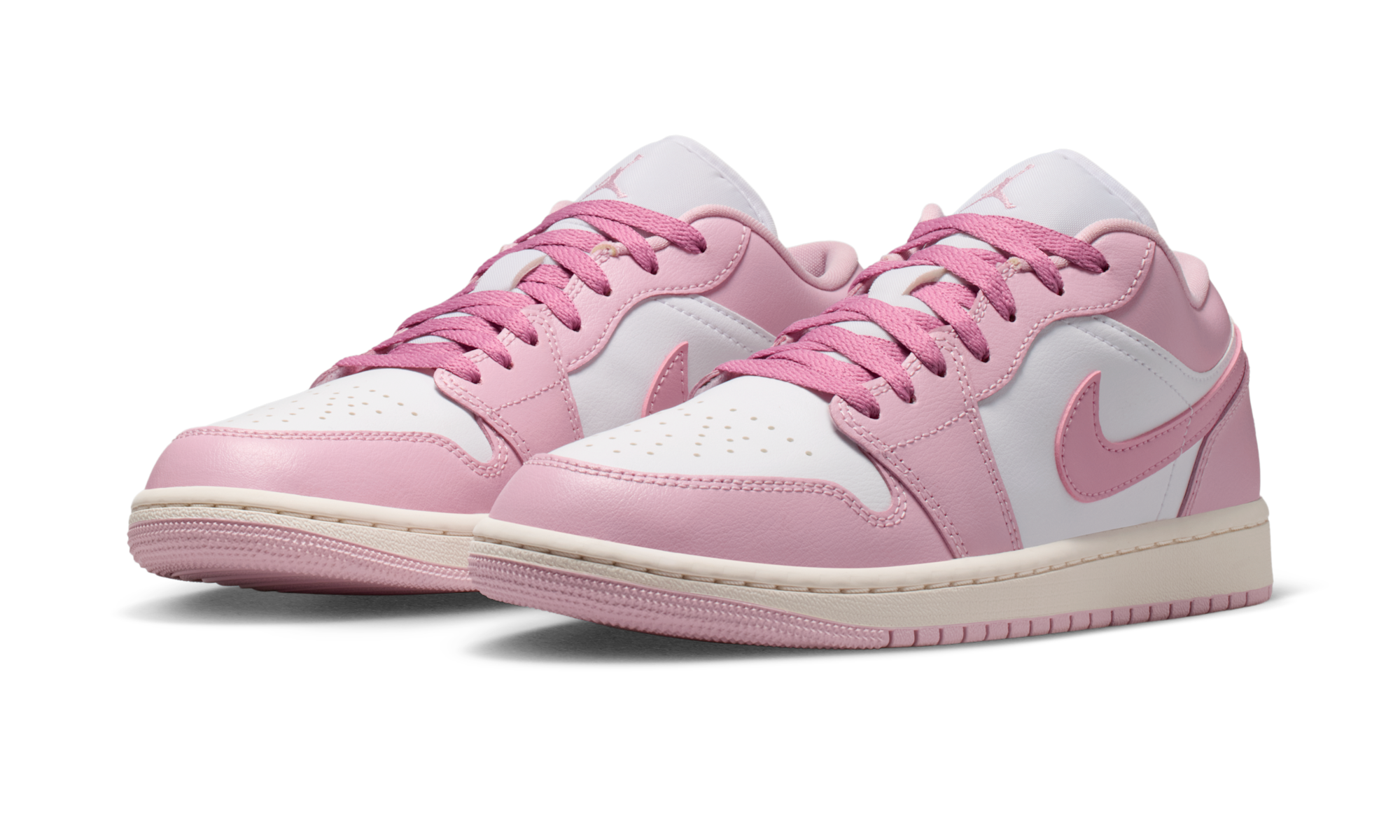 Air Jordan 1 Low Iced Carmine White