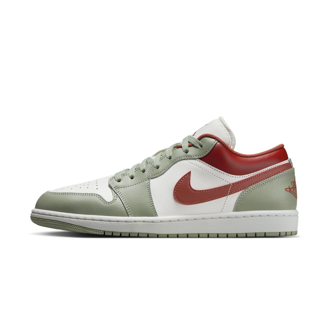 Air Jordan 1 Low Jade Horizon, Sail/Jade Horizon/Pure Platinum/Summit White/Redstone (553558-133)