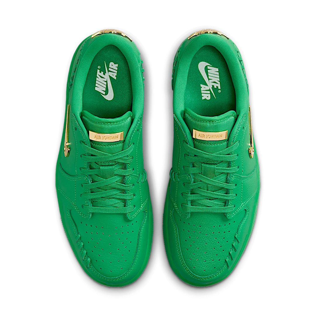 Air Jordan 1 Low Method of Make Lucky Green, Lucky Green/Metallic Gold (FN5032-300)