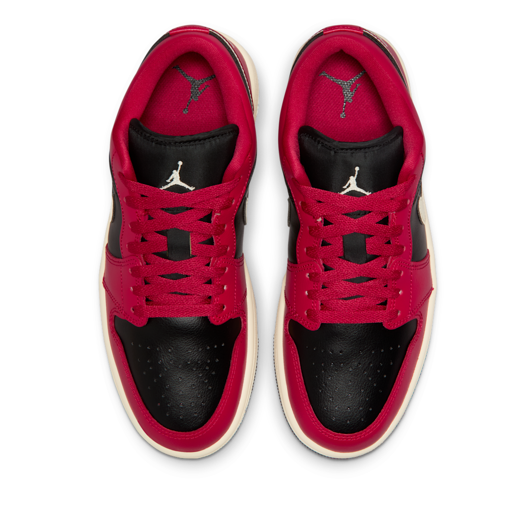 Air Jordan 1 Low Mystic Hibiscus Black, Mystic Hibiscus/Black/Coconut Milk (DC0774-605)