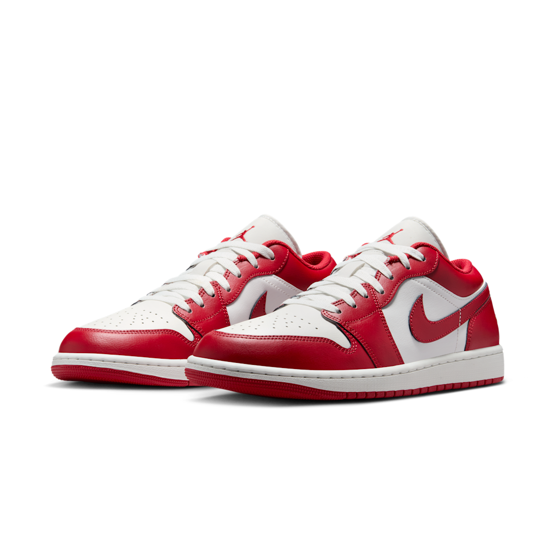 Air Jordan 1 Low New Beginnings, Summit White/Summit White/Varsity Red (553558-166)