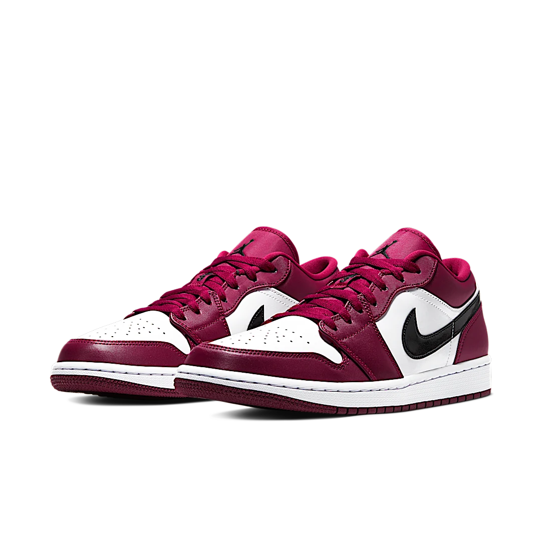 Air Jordan 1 Low Noble Red, Noble Red/Black-White-Noble Red (553558-604)