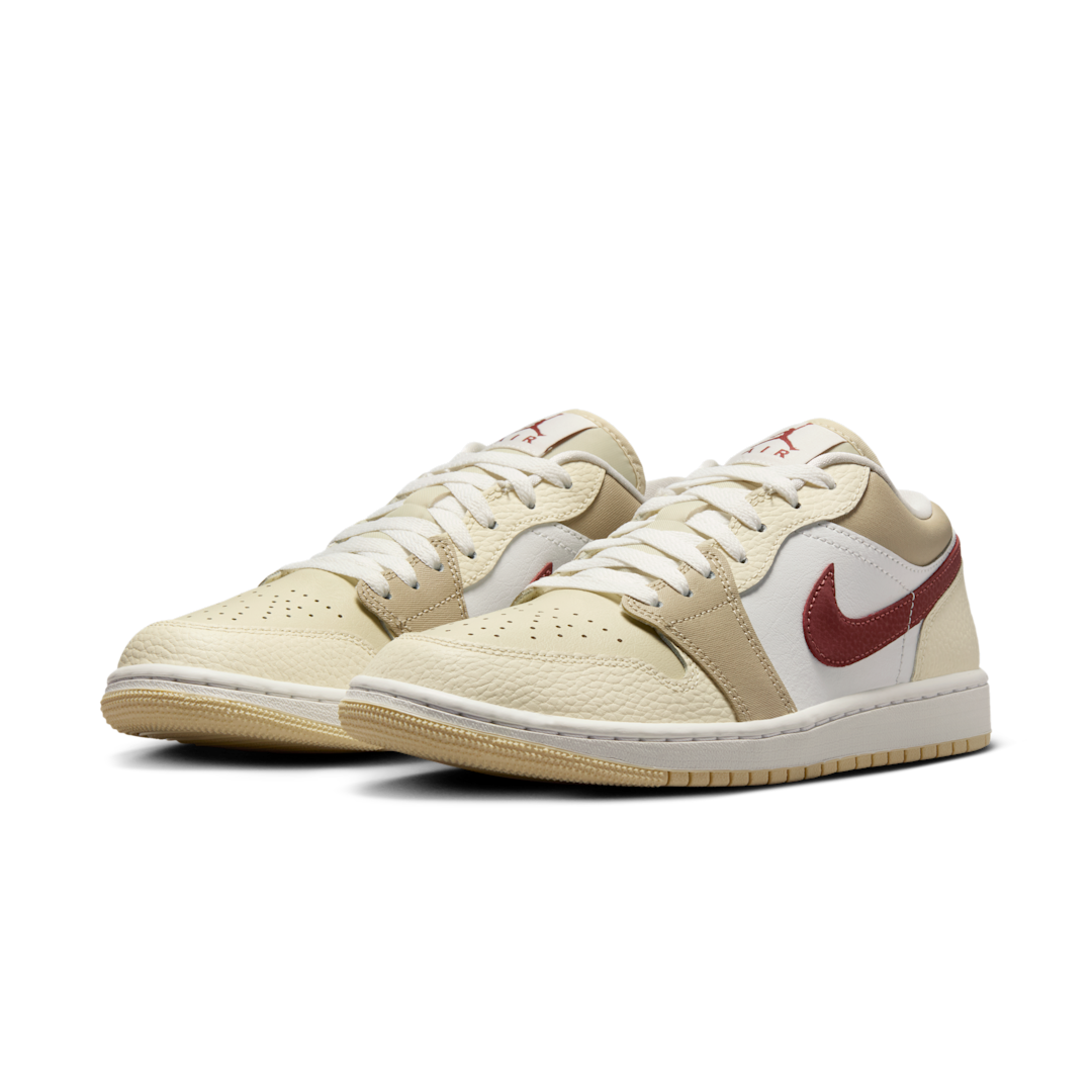 Air Jordan 1 Low SE Desert Khaki Red Sepia, Summit White/Desert Khaki/Light Khaki/Red Sepia (HV6530-100)