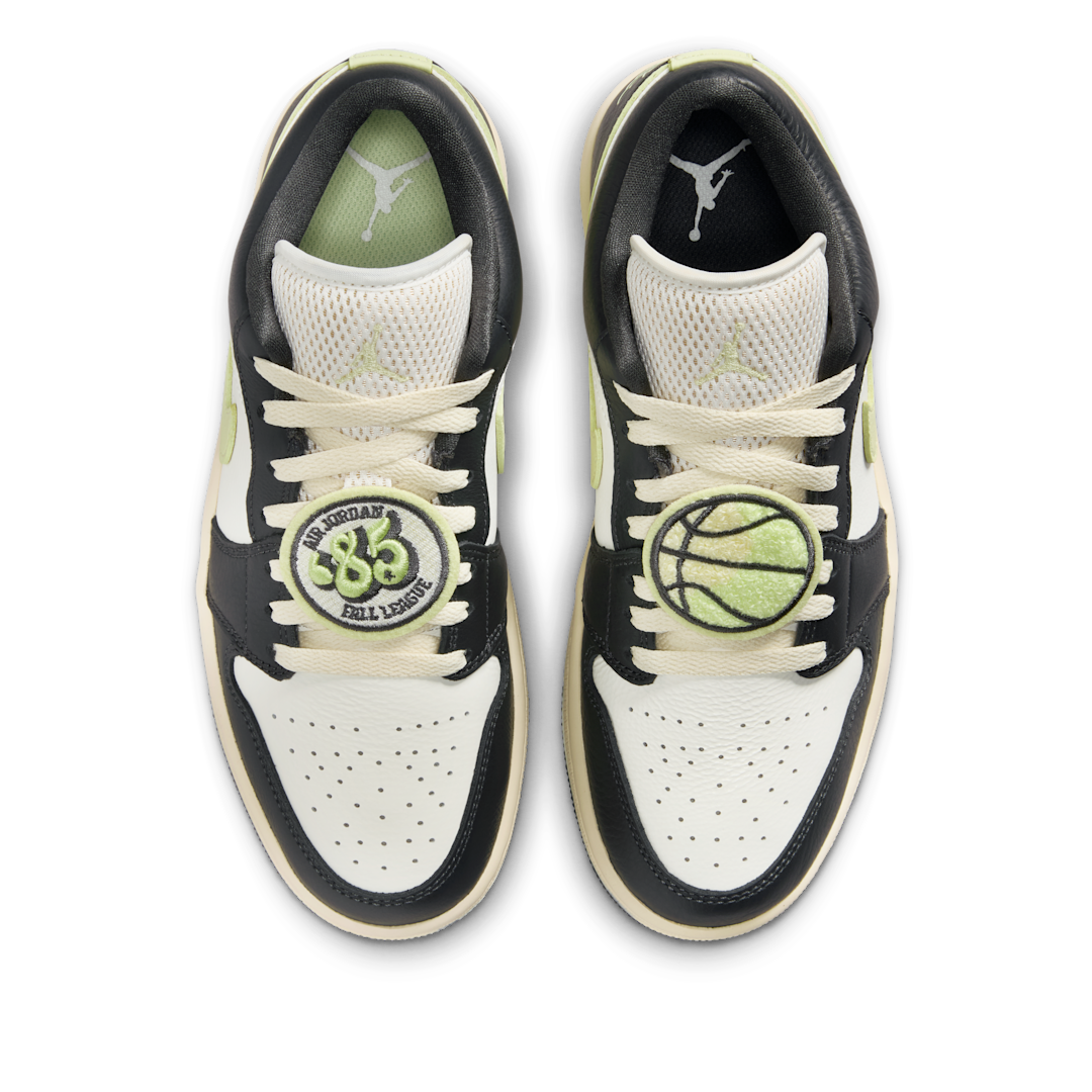 Air Jordan 1 Low SE Fall League, Sail/Anthracite/Luminous Green/White (HQ3009-003)