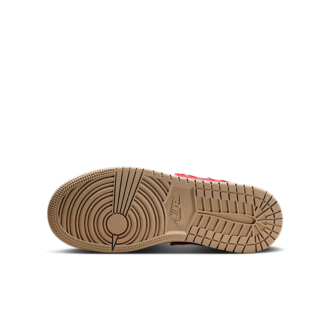 Air Jordan 1 Low SE Peanut Butter & Jelly, Rush Fuchsia/Pale Ivory/Desert/Fusion Red (HJ5961-500)