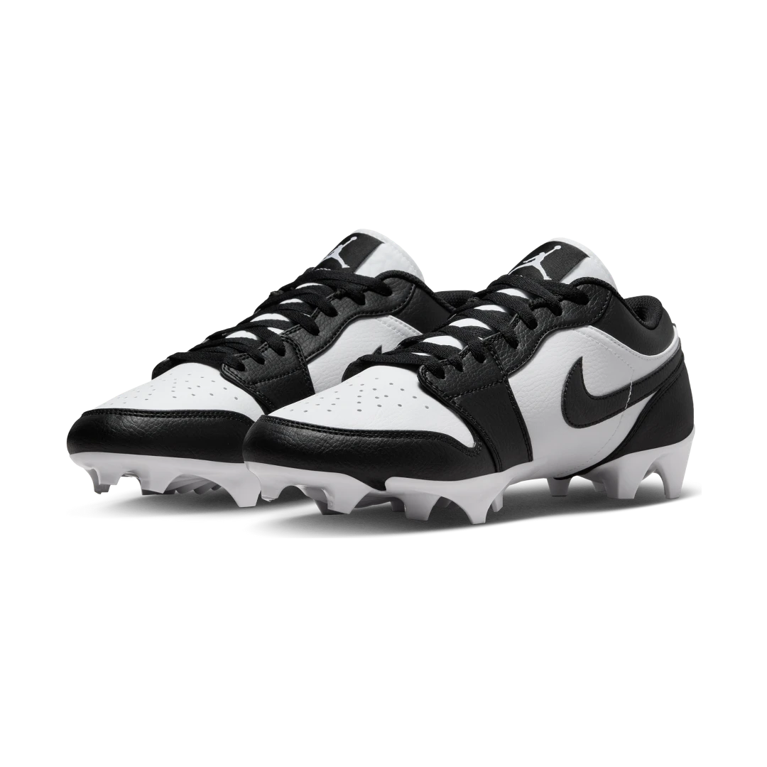 Air Jordan 1 Low TD Cleat Panda, Black/White/Black (FJ6245-100)