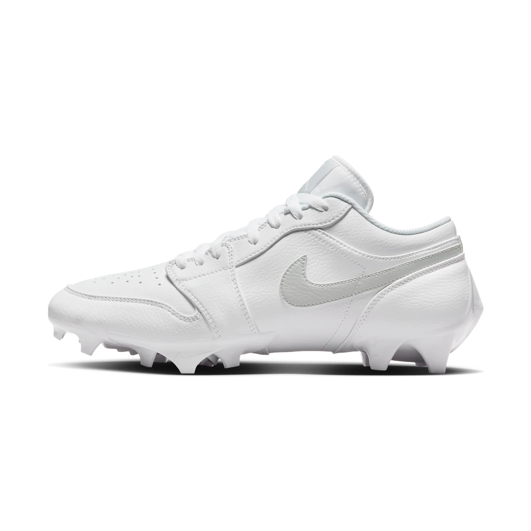 Air Jordan 1 Low TD Cleat White Grey Fog, White/Grey Fog/White (FJ6245-101)