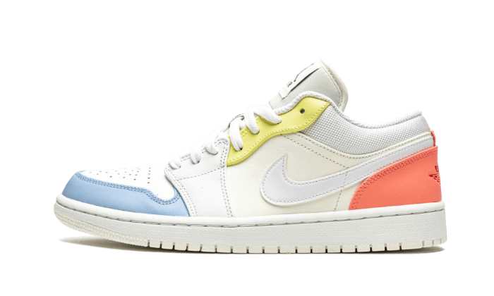 Air Jordan 1 Low To My First Coach, Sail/White/Light Zitron/Summit White/Opti Yellow (DJ6909-100)