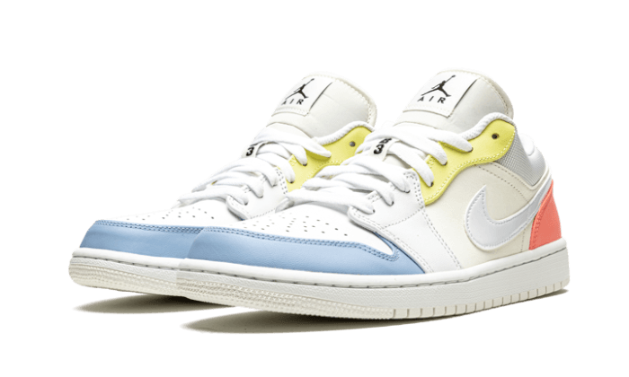 Air Jordan 1 Low To My First Coach, Sail/White/Light Zitron/Summit White/Opti Yellow (DJ6909-100)