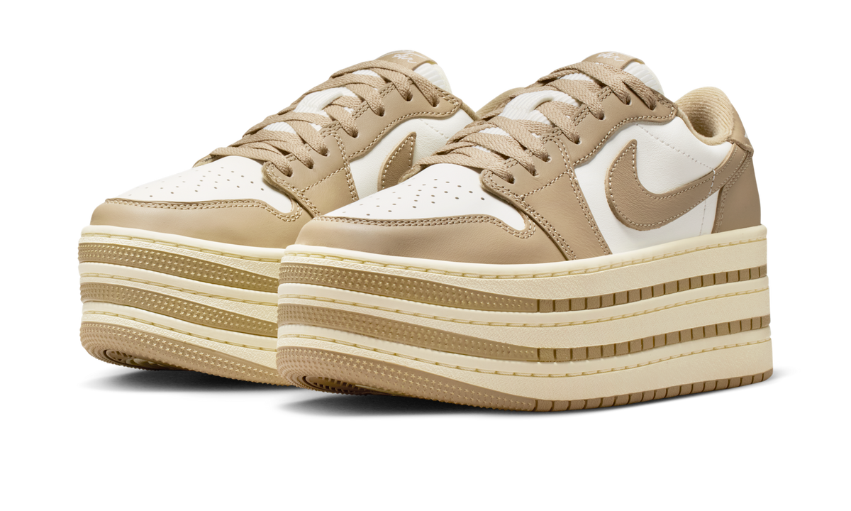 Air Jordan 1 Low Triple Stack Khaki Sail