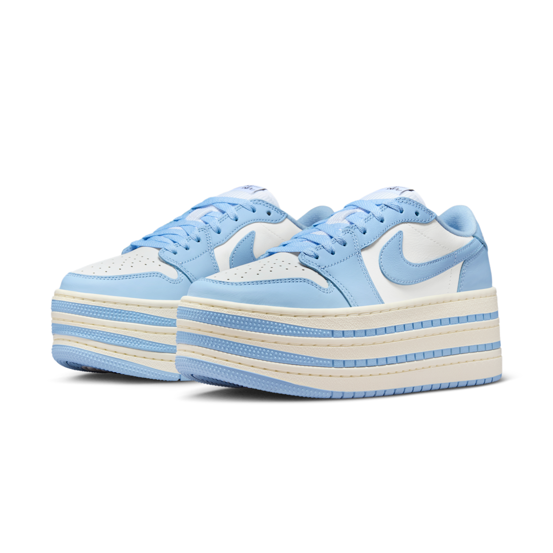 Air Jordan 1 Low Triple Stack Psychic Blue White