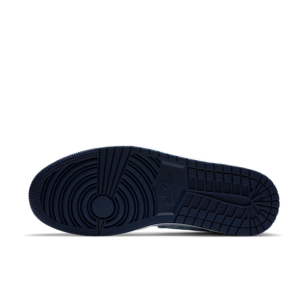 Air Jordan 1 Low Washed Denim, White/Midnight Navy-White (CZ8455-100 / DM8947-100)