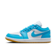 Air Jordan 1 Low White Gum Light Brown Dark Powder Blue