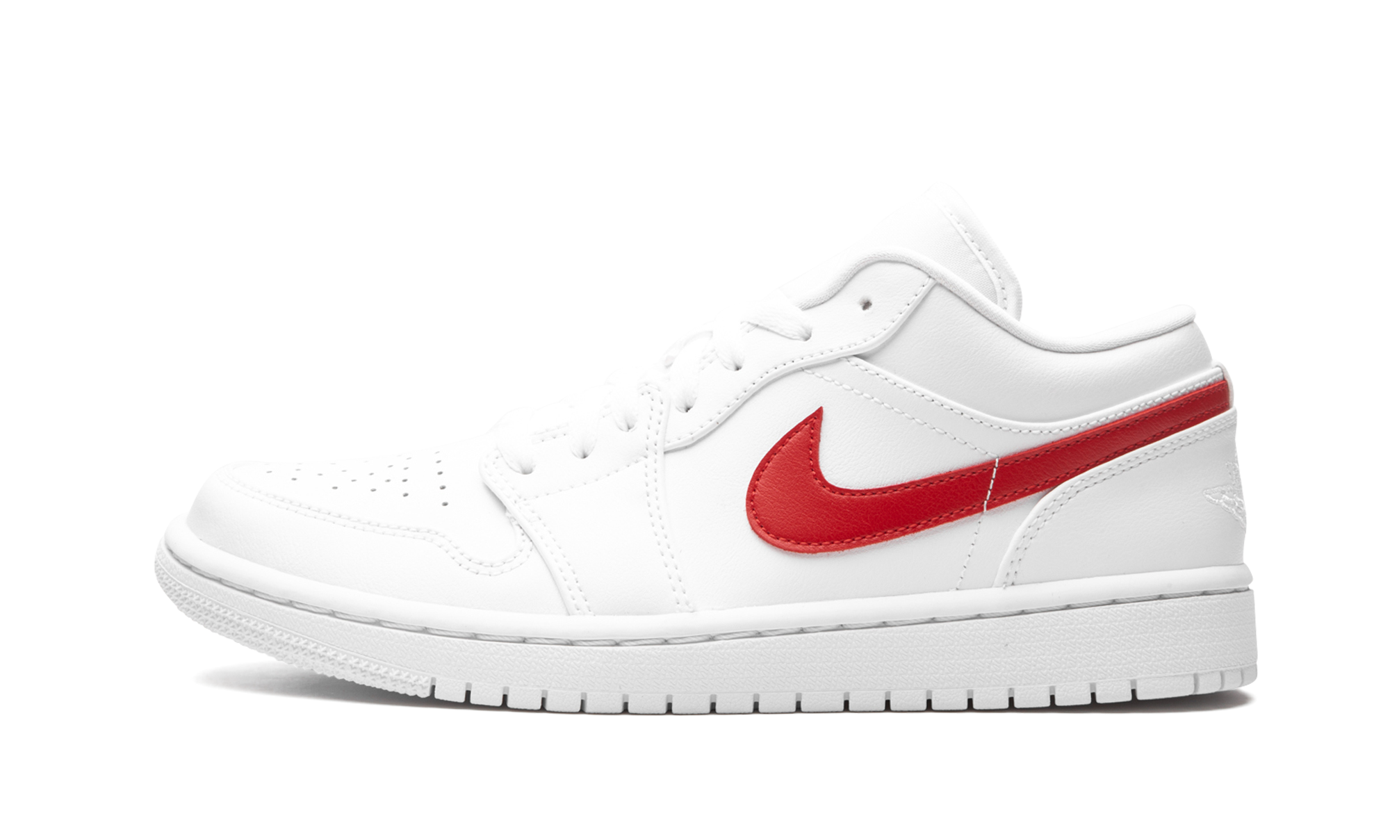 Air Jordan 1 Low White University Red