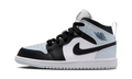 Air Jordan 1 Mid Black Aura Squadron Blue (PS)