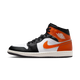 Air Jordan 1 Mid Black Toe Starfish