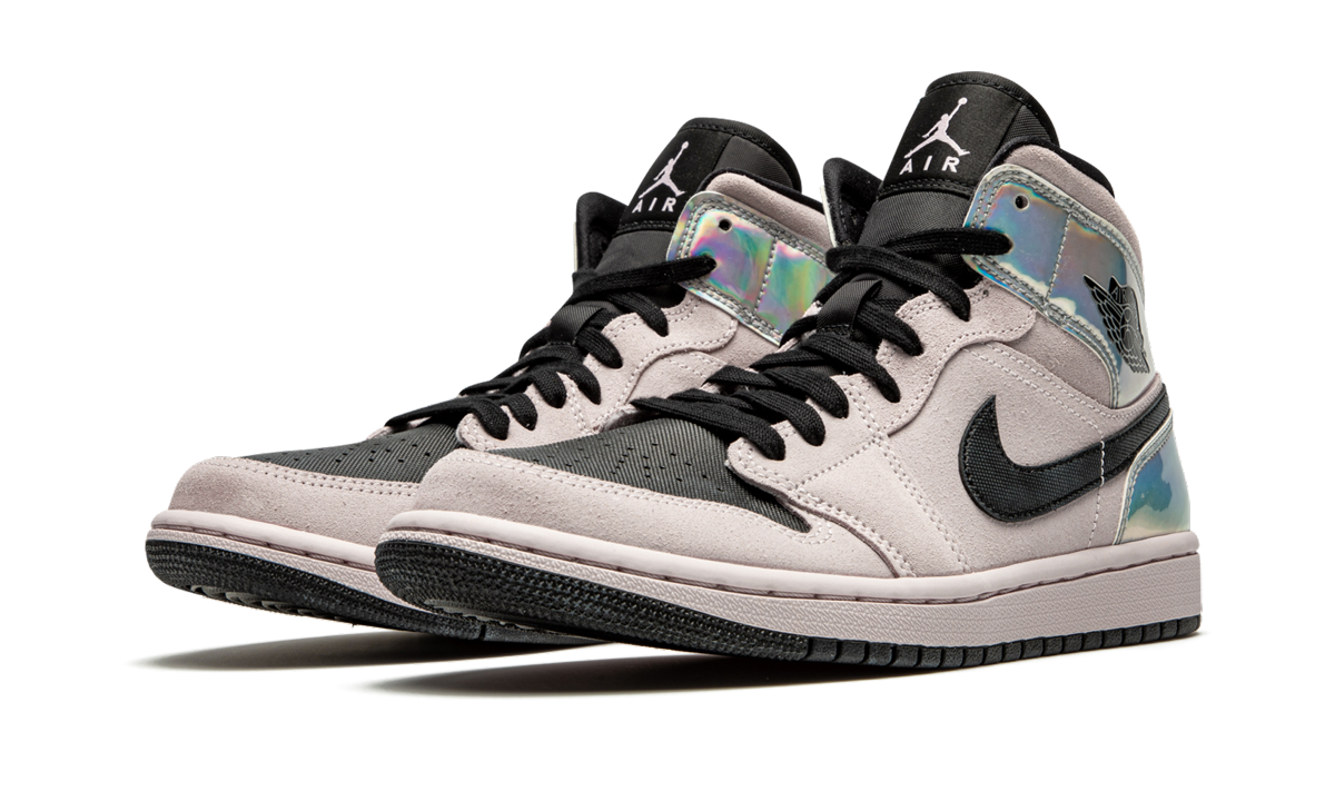 Air Jordan 1 Mid Dirty Powder Iridescent