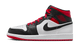 Air Jordan 1 Mid Gym Red Black Toe