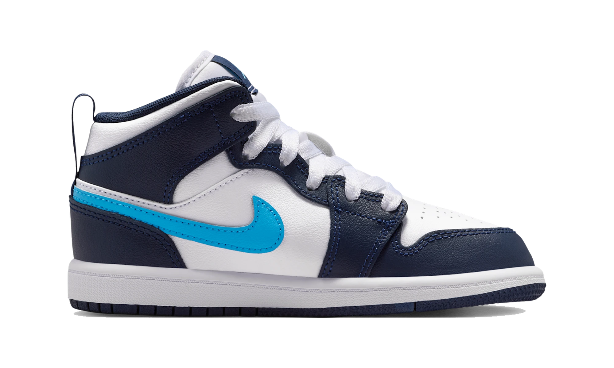 Air Jordan 1 Mid Obsidian Dark Powder Blue (PS)