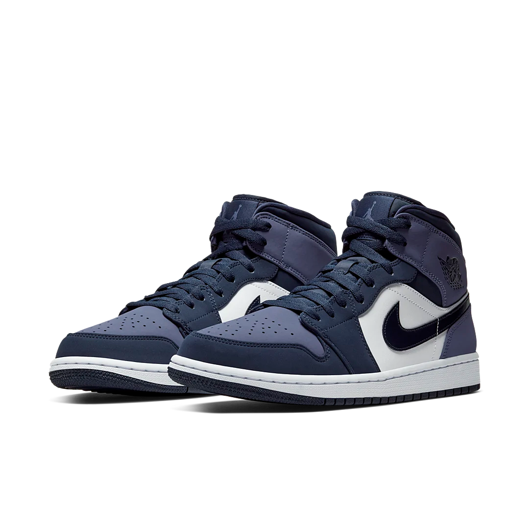 Air Jordan 1 Mid Obsidian Sanded Purple